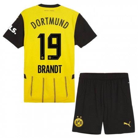Jalkapallo Pelipaidat/Peliasut Borussia Dortmund Brandt 19 Lasten Kotipelipaita 2024-25 Jalkapallo Pelipaidat/Peliasut Borussia Dortmund Brandt 19 Lasten Kotipelipaita 2024-25